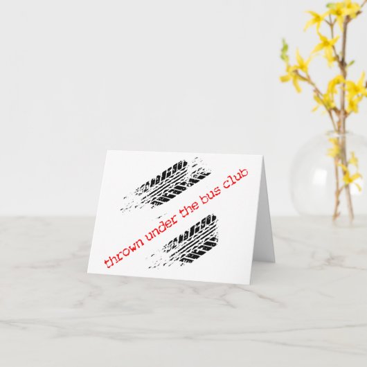 バスクラブカードの下で投げられる カード (黄色い花)