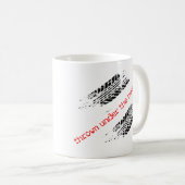 バスクラブマグの下で投げられる コーヒーマグカップ (正面右)