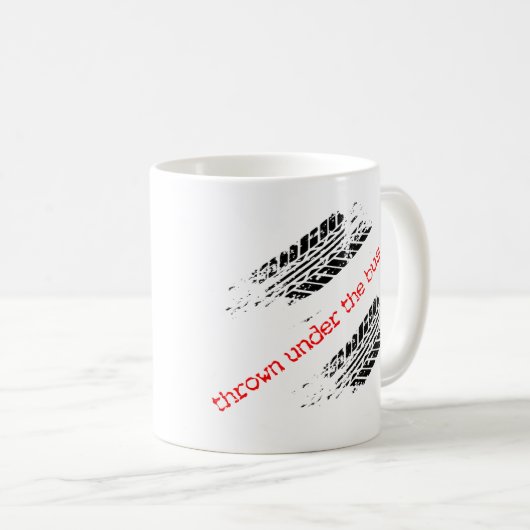 バスクラブマグの下で投げられる コーヒーマグカップ (正面右)