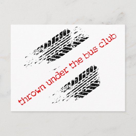 バスクラブ葉書の下にスローされる – WELCOME ポストカード (正面)