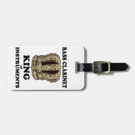 バスクラリネットキング楽器 ラゲッジタグ