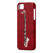 バスクラリネット及び音楽電話箱。 一突き色 Case-Mate iPhoneケース (裏面左)