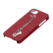 バスクラリネット及び音楽電話箱。 一突き色 Case-Mate iPhoneケース (下部)