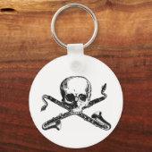 バスクラリネット海賊 キーホルダー (正面)