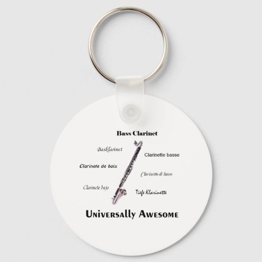 バスクラリネット キーホルダー (正面)