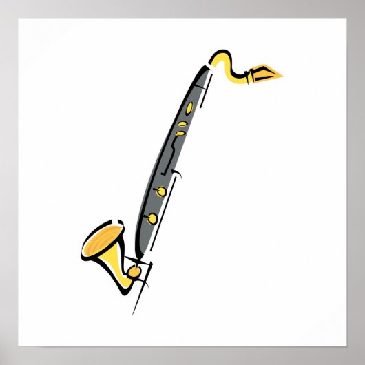 バスクラリネット ポスター (正面)