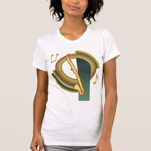 バスクラリネットDeco Tシャツ (正面)