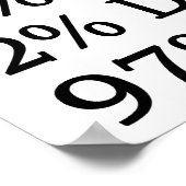 バスクラリネティストホットエア ポスター (角)