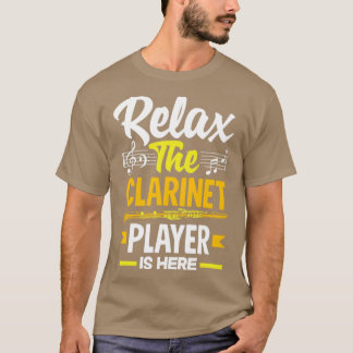 バスクラリネリラックスクリネット奏者 Tシャツ