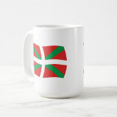バスク人の旗マグカップ コーヒーマグカップ (正面左)