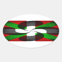 バスク国旗とクロス