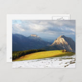 バスク地方のウルキオラ山脈 ポストカード (正面/裏面)