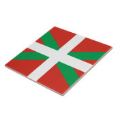 バスク州旗 タイル (側面)