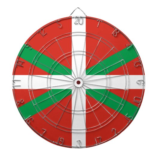 バスク州旗 ダーツボード (正面)