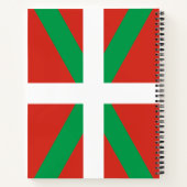 バスク州旗 ノートブック (裏面)