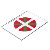 バスク州旗 ノートブック (左側)