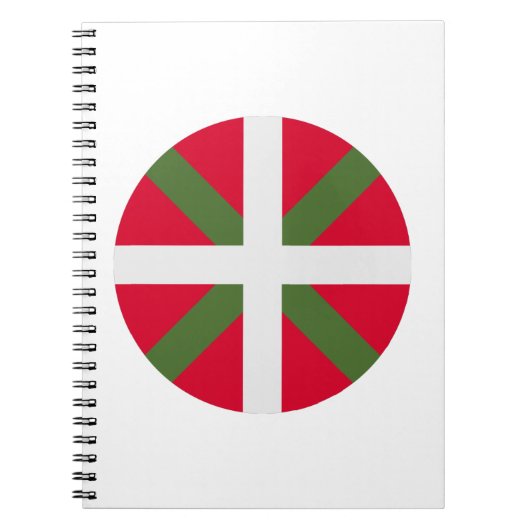 バスク州旗 ノートブック (正面)
