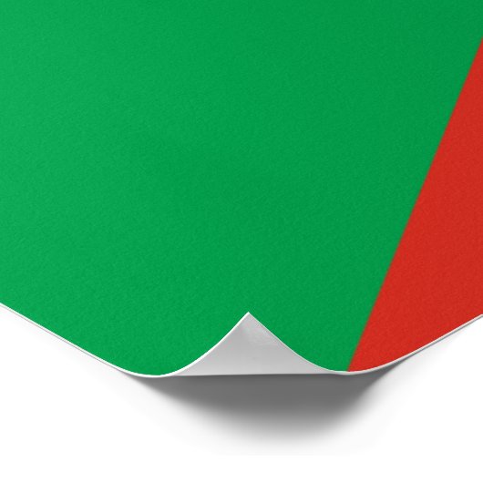 バスク州旗 ポスター (角)