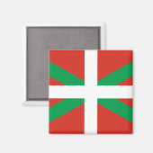 バスク州旗 マグネット (正面/裏面)