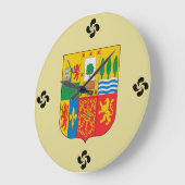 バスク式壁時計 ラージ壁時計 (傾斜)