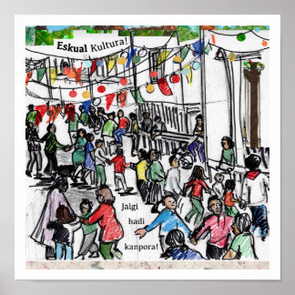 バスク来の文化が世界に広がる ポスター