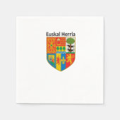 バスク様式の国(ユースカル・ヘリア)の紋章だ。 スタンダードカクテルナプキン (正面)