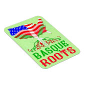 バスク系アメリカ人ルーツ マグネット (右側)