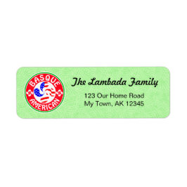 バスク系アメリカ住所 シール