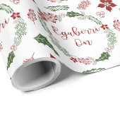 バスク・エグベリのメリークリスマス ラッピングペーパー (ロールコーナー)