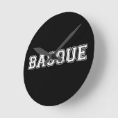 バスク ラウンド壁時計 (傾斜)