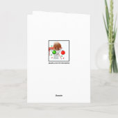 バスケおもしろいットクリスマス シーズンカード (裏面)