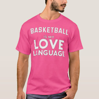 バスケおもしろいットボールバスケットボールマイラブラング Tシャツ
