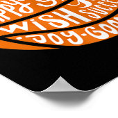 バスケおもしろいットメリークリスマスハッピーニューイヤーTa ポスター (角)