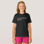 バスケが大好きな女の子 Tシャツ (正面フル)