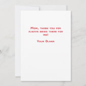 バスケすごいットママスポーティ母母の日 案内状 (裏面)