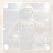 バスケつると：スラム街のナマケモノ ガラスコースター (裏面)