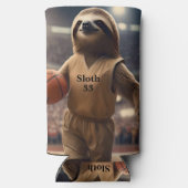 バスケつると：スラム街のナマケモノ スリム缶クーラー (裏面)