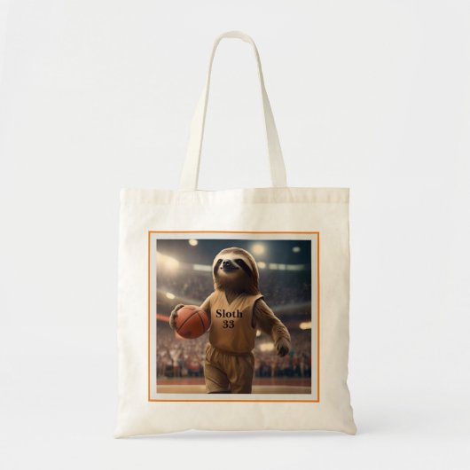 バスケつると：スラム街のナマケモノ トートバッグ (正面)