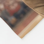 バスケつると:スラム街のナマケモノ フリースブランケット (角)