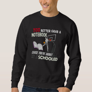 バスケでお仕置きです - 面白いバスケットボールTシャツ スウェットシャツ
