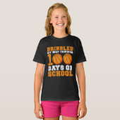 バスケで100日を乗り切った Tシャツ (正面フル)