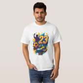 バスケとサッカーの融合 Legend 23 スポーツTシャツ Tシャツ (正面フル)