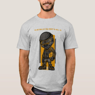 バスケに打ち込む Tシャツ