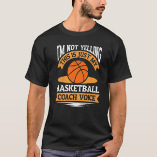 バスケのアシスタント私はエリングしていないバスケットボールCo Tシャツ