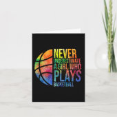 バスケの女の子は決してBの女の遊子を過小評価しない カード (正面)