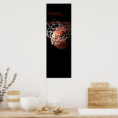 バスケやる気を起こさせるットスポーツポスタープリント ポスター (キッチン)