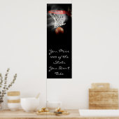 バスケやる気を起こさせるットドア ポスター (キッチン)