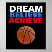 バスケやる気を起こさせるー信じスを夢に見る ポスター (正面)