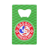 バスケアメリカンローブルクロスボトルオープナー クレジットカード栓抜き (正面)