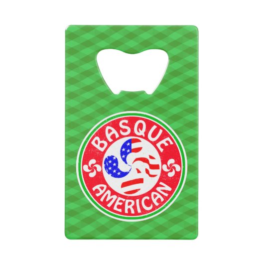 バスケアメリカンローブルクロスボトルオープナー クレジットカード栓抜き (正面)